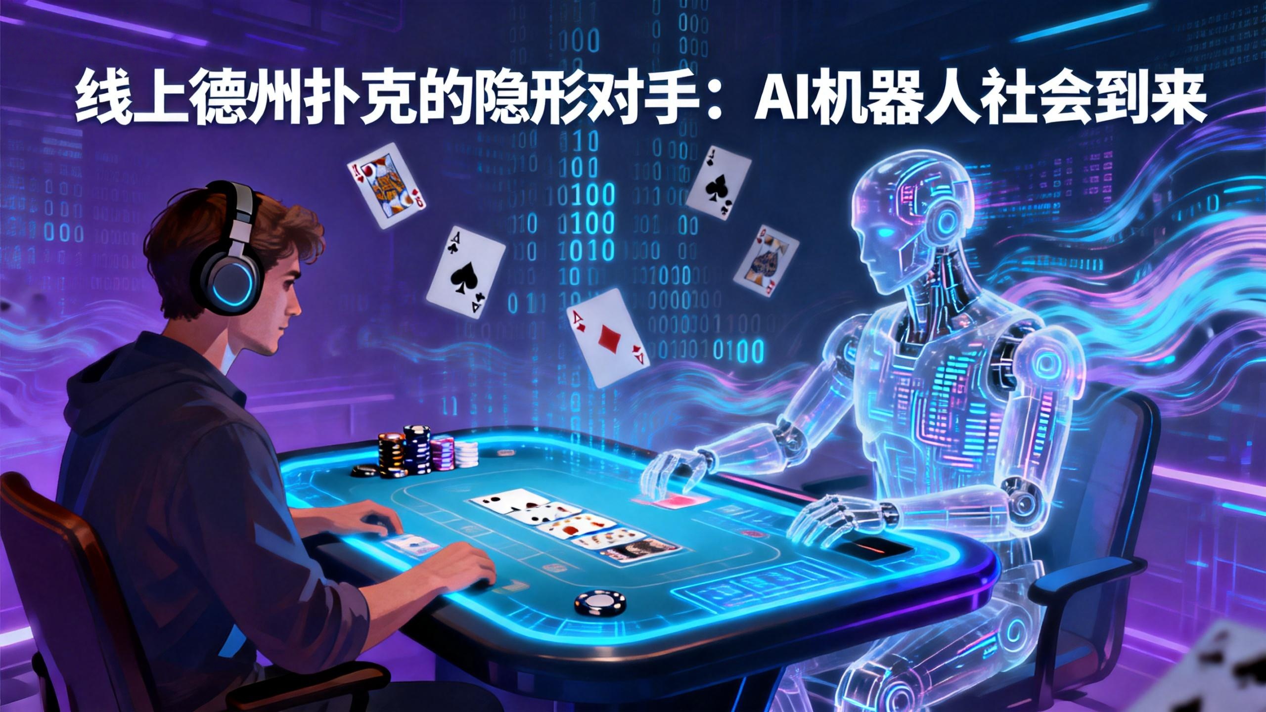 线上德州扑克的隐形对手：AI机器人时代来临